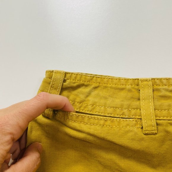 Free People Yellow Wide Leg Cropped Pants - Picture 9 of 14